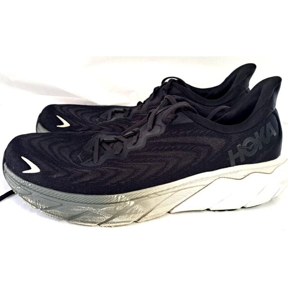 Hoka One One Men\'s 12.5 Arahi 6 Black Athletic Low Cut Sneakers main image 4